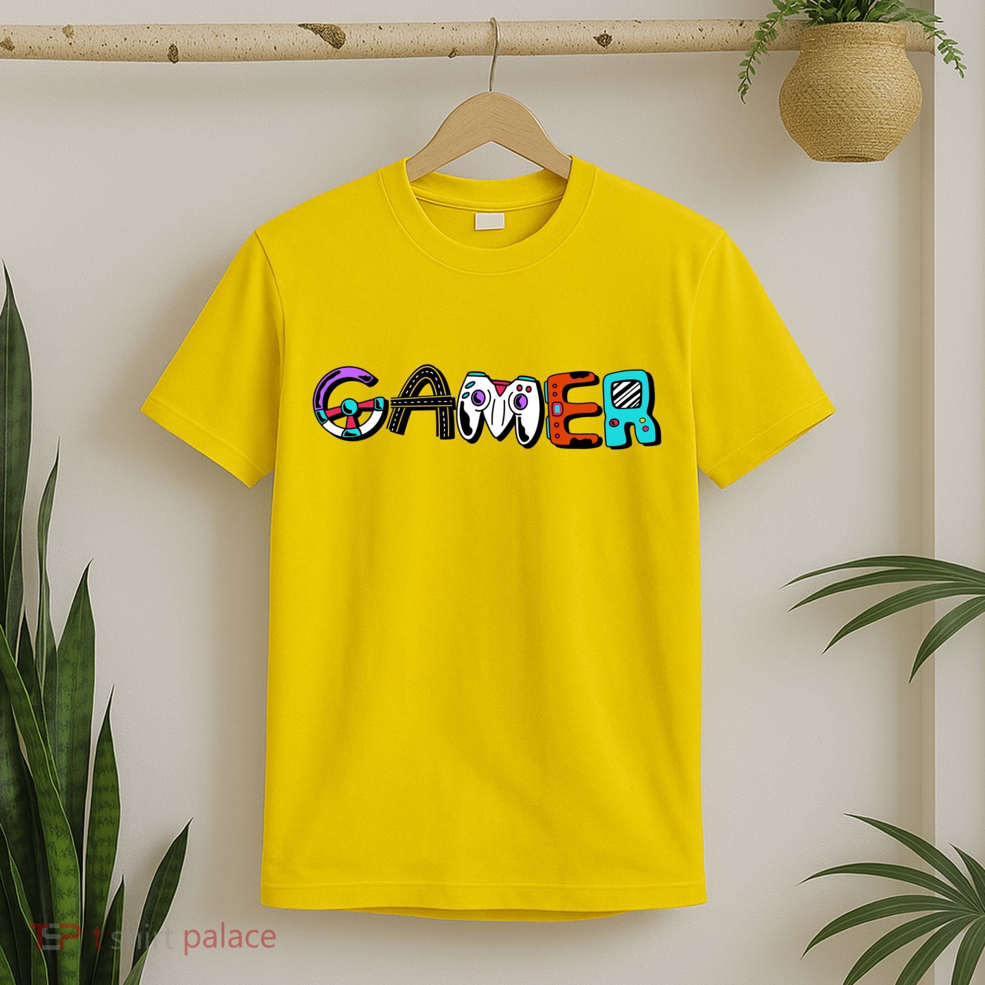 Gamer Element Lettering T-Shirt
