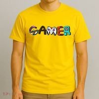 Gamer Element Lettering T-Shirt thumb 3