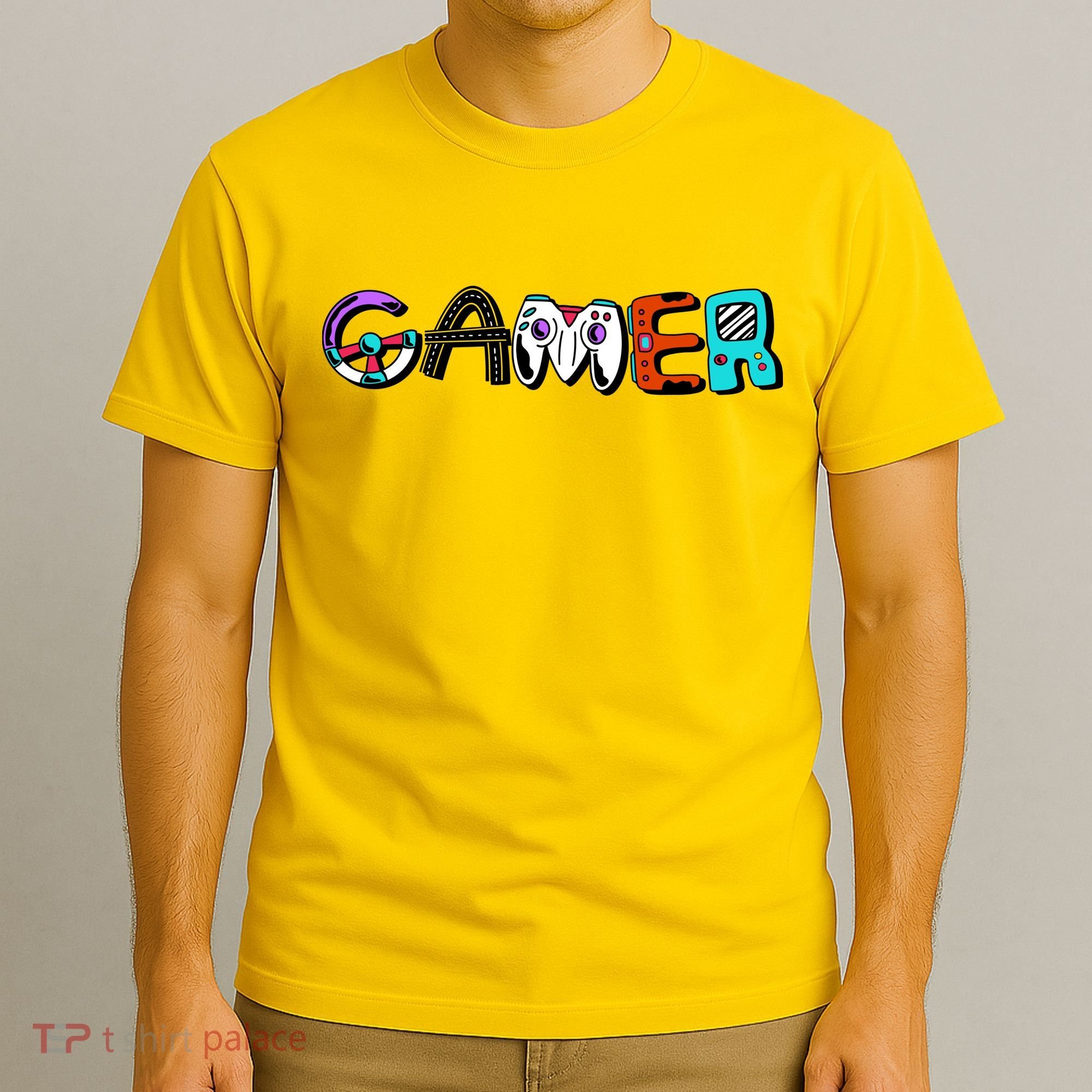 Gamer Element Lettering T-Shirt