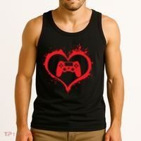 Gamer Heart Tank Top thumb 3