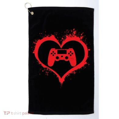 Gamer Heart Golf Towel