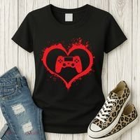 Gamer Heart Women's T-Shirt thumb 3