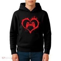 Gamer Heart Kids Hoodie thumb 4
