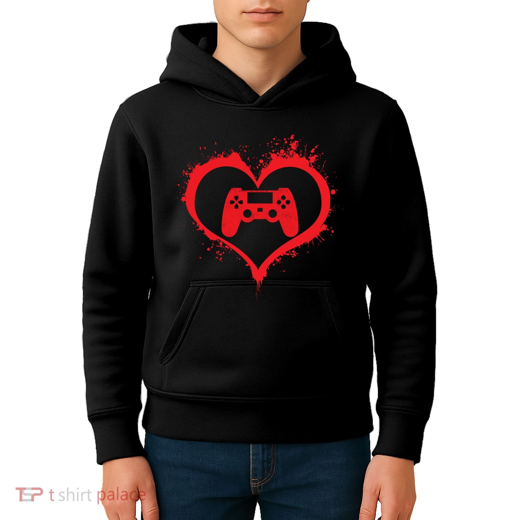 Gamer Heart Kids Hoodie
