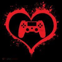 Gamer Heart Kids Long Sleeve Shirt thumb 2