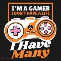 Gamer I Don't Have A Life I Have Many Backpack thumb 2