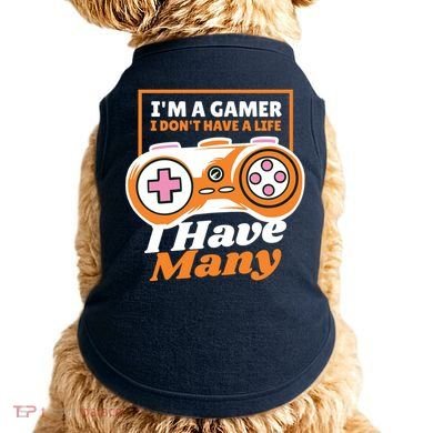 Gamer I Don't Have A Life I Have Many Doggie Tank