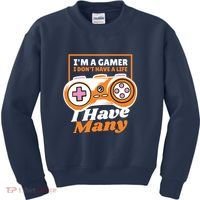 Gamer I Don't Have A Life I Have Many Kids Sweatshirt thumb 0