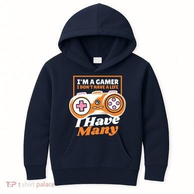 Gamer I Don't Have A Life I Have Many Kids Hoodie