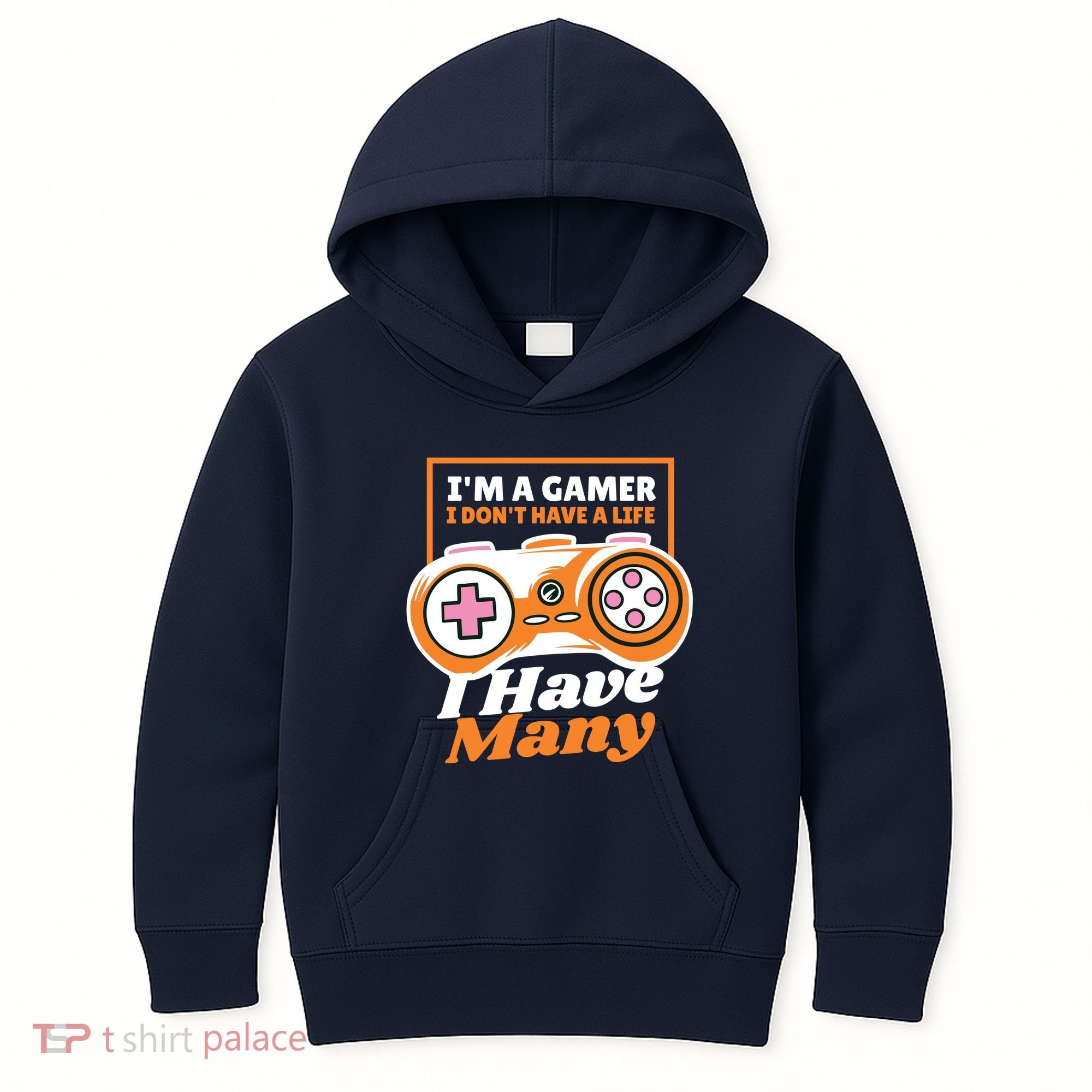 Gamer I Don't Have A Life I Have Many Kids Hoodie