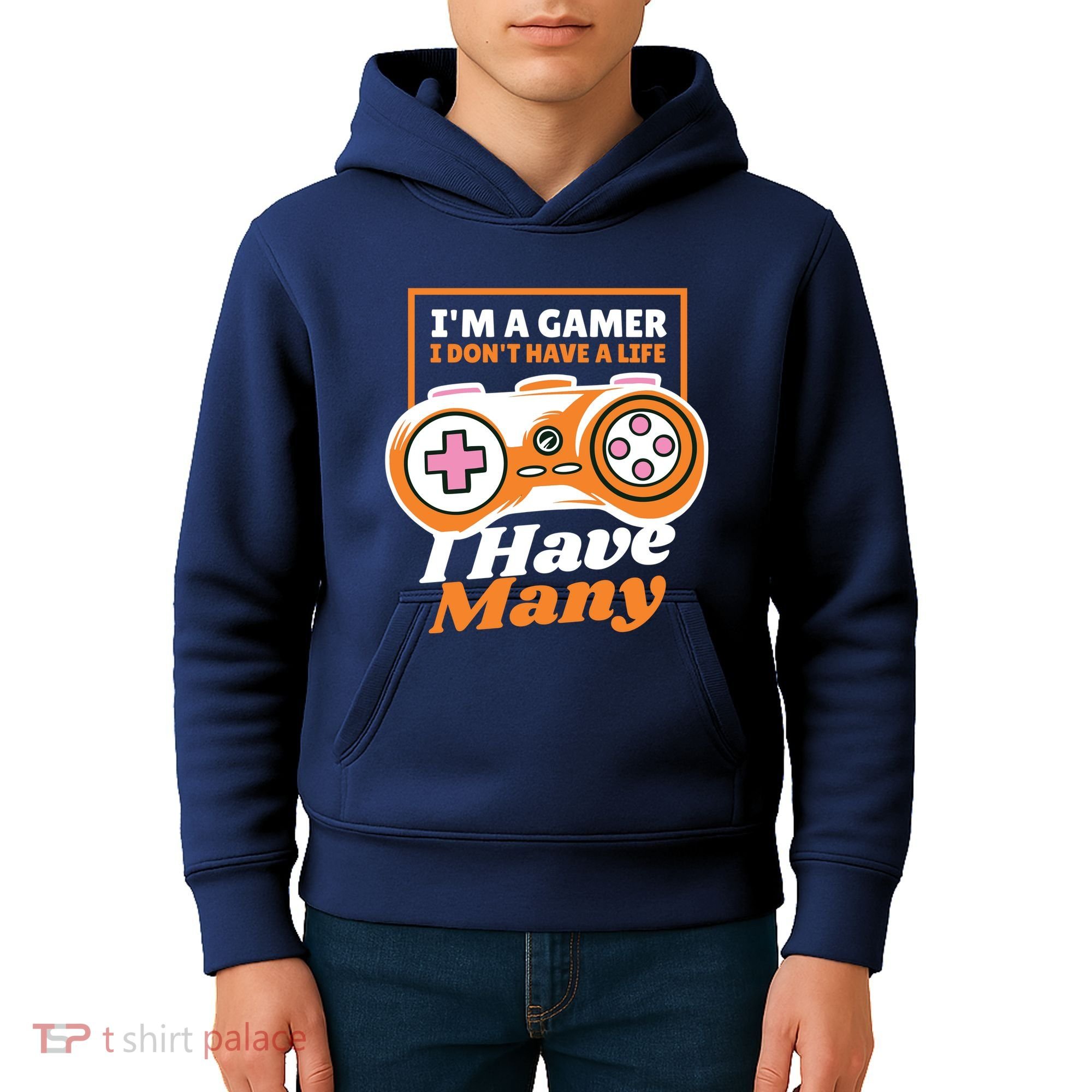 Gamer I Don't Have A Life I Have Many Kids Hoodie