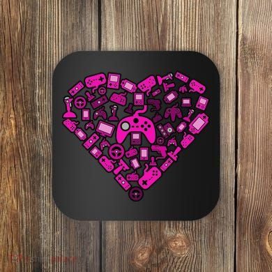 Gamer Love Coaster