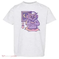 Gamer Owl Toddler T-Shirt thumb 0