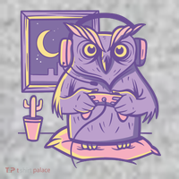 Gamer Owl Kids Hoodie thumb 2