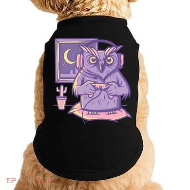 Gamer Owl Doggie Tank