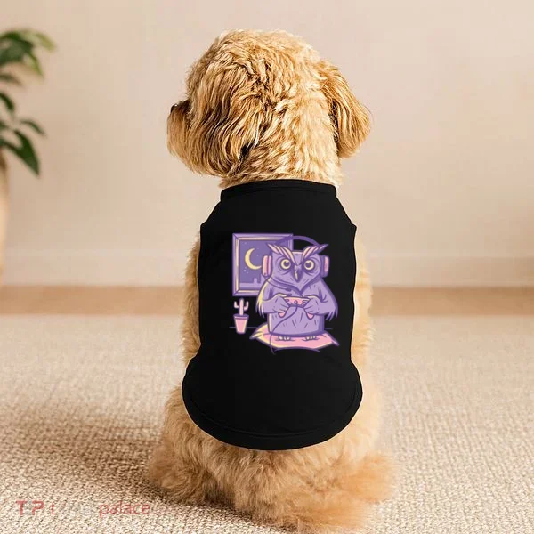 Gamer Owl Doggie Tank