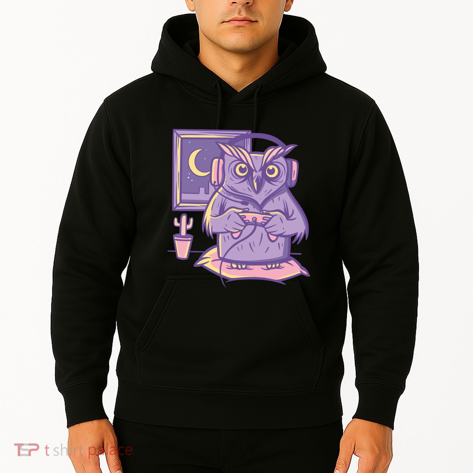 Gamer Owl Hoodie
