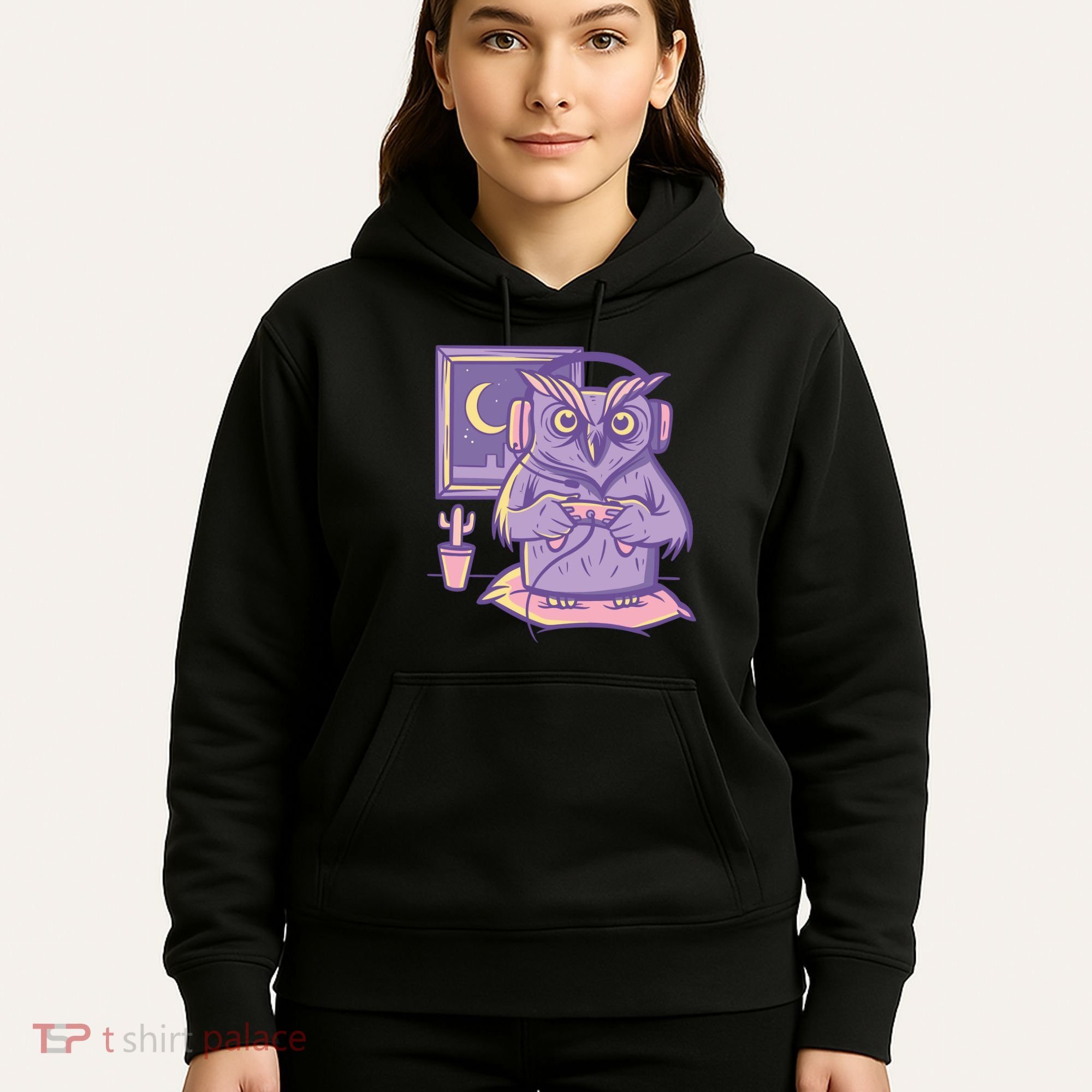 Gamer Owl Hoodie