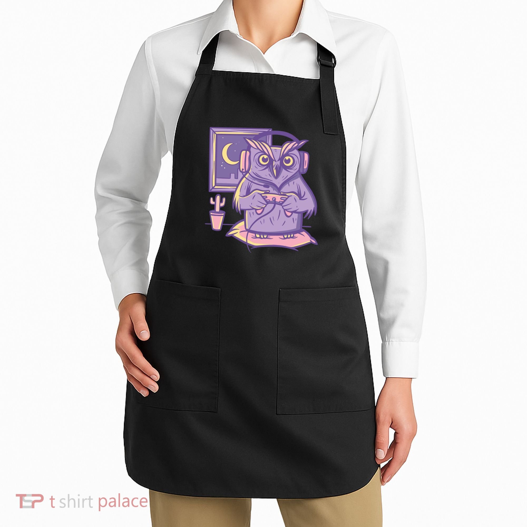 Gamer Owl Apron