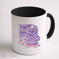 Gamer Owl Coffee Mug thumb 1