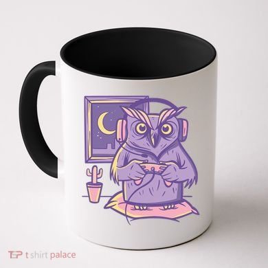 Gamer Owl Coffee Mug