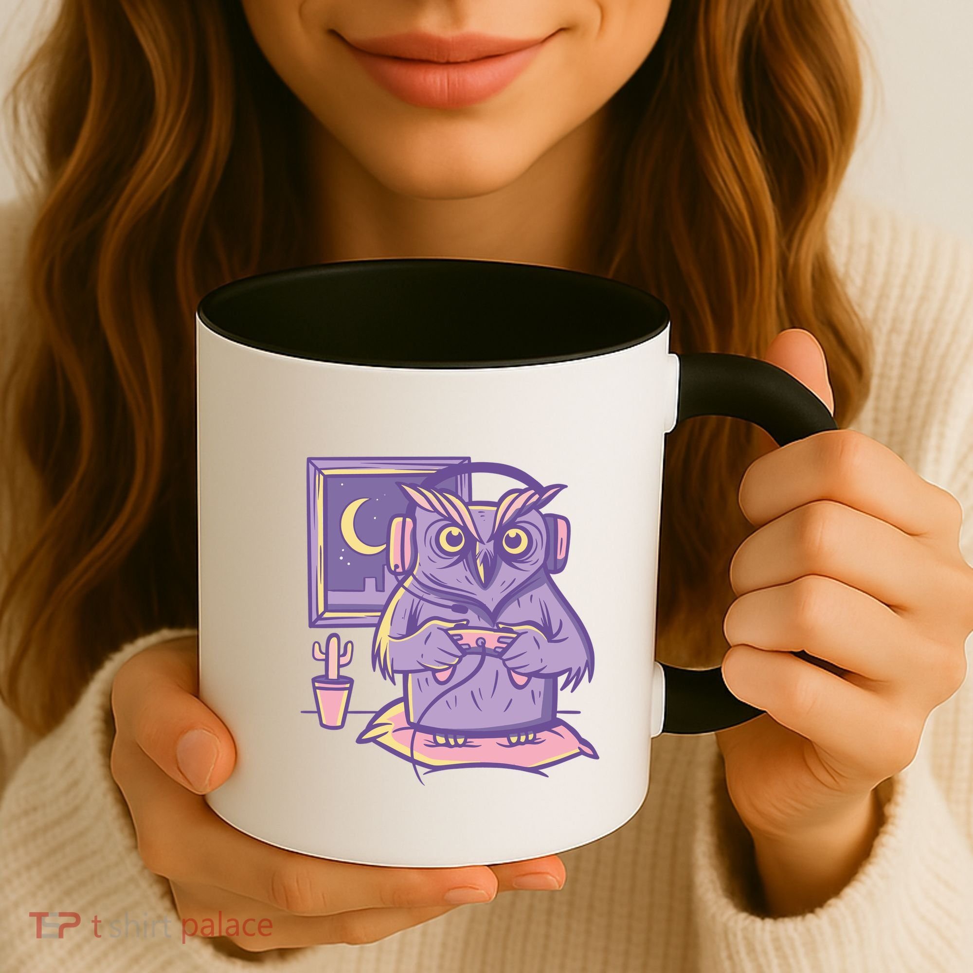 Gamer Owl Coffee Mug