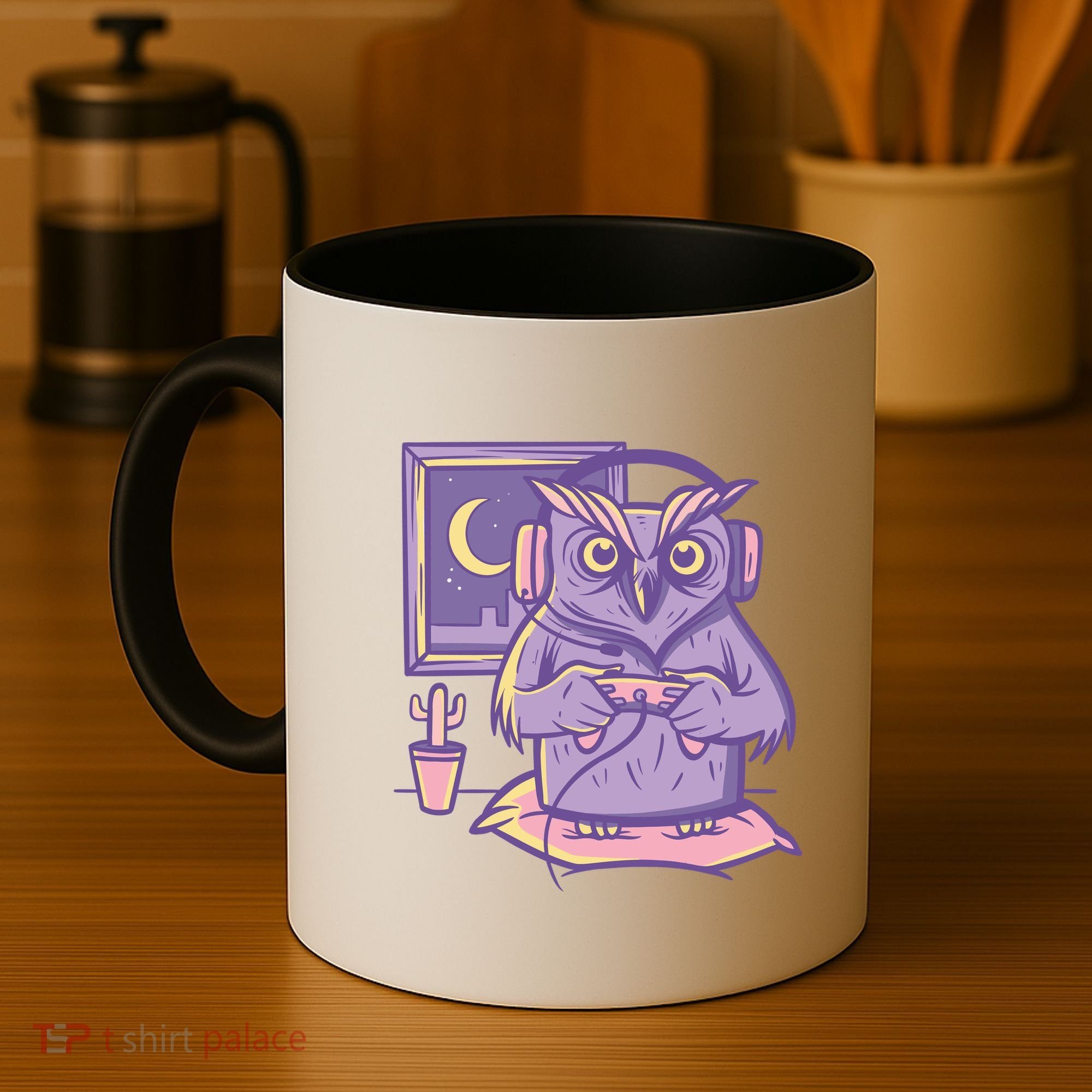 Gamer Owl Coffee Mug