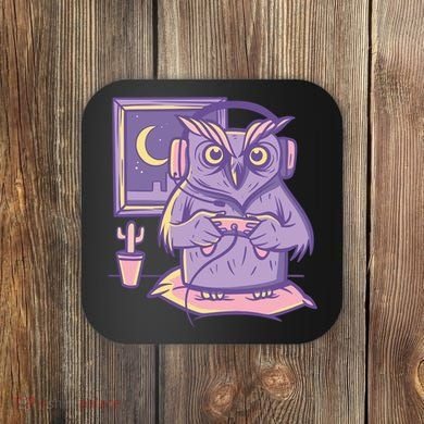 Gamer Owl Coaster