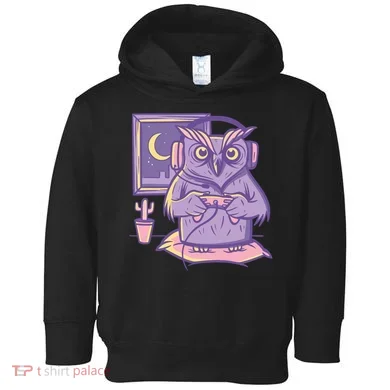Gamer Owl Toddler Hoodie