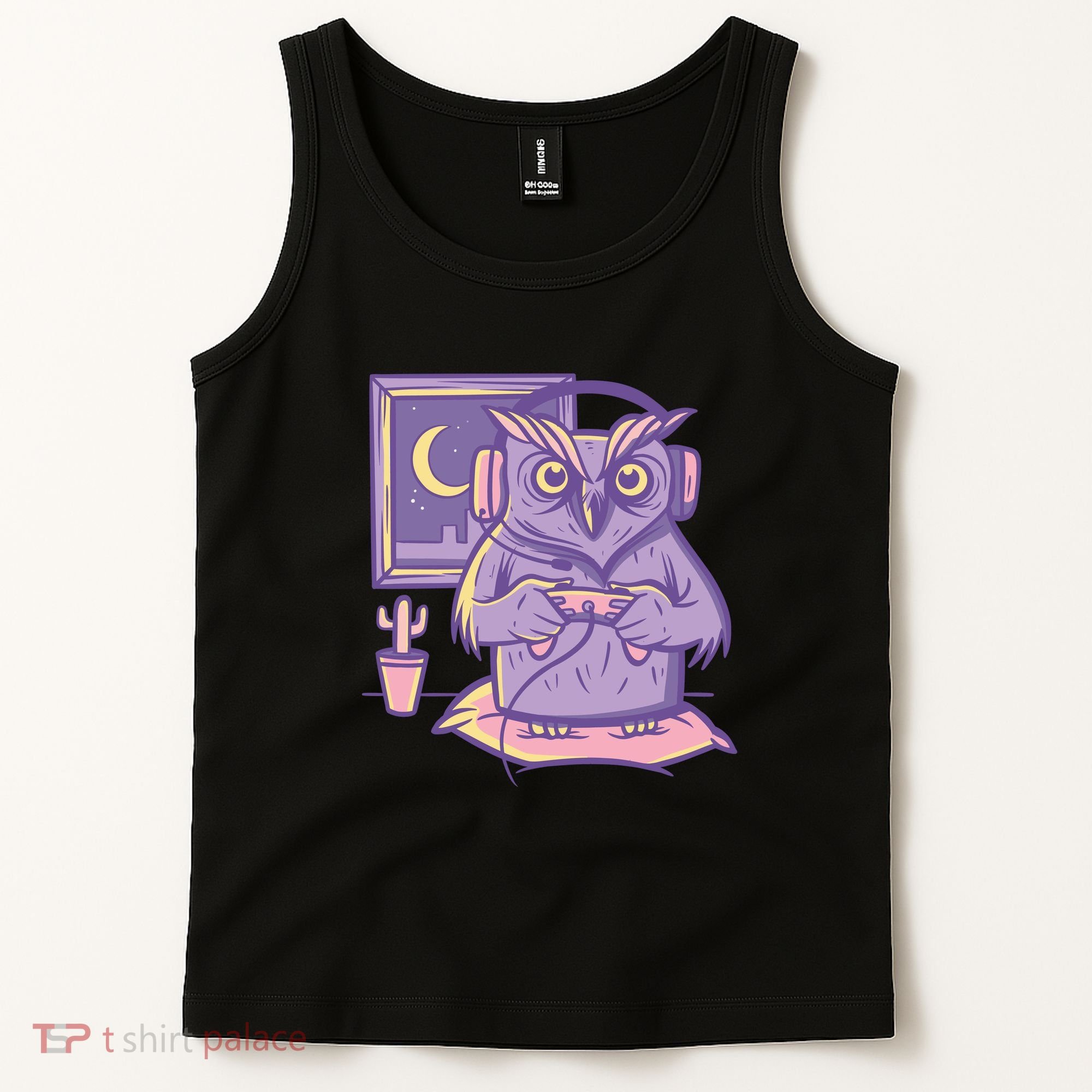Gamer Owl Tank Top