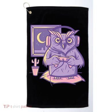 Gamer Owl Golf Towel