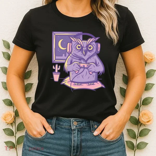 Gamer Owl Women's T-Shirt