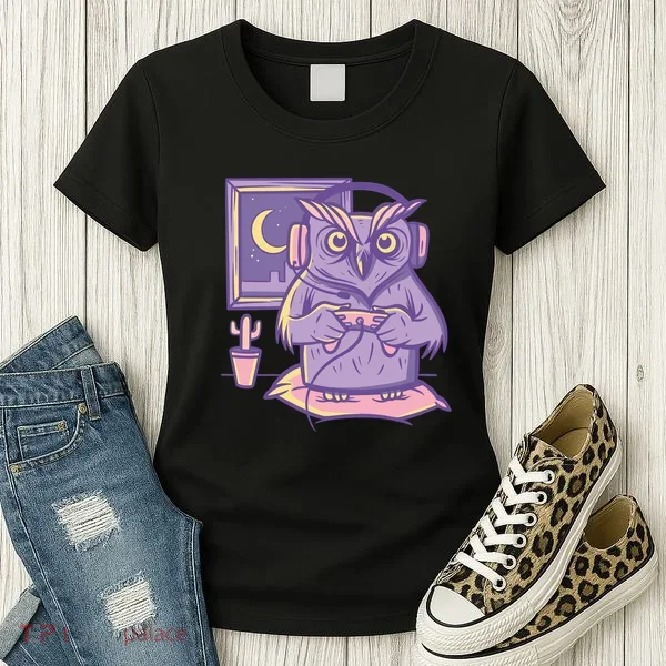 Gamer Owl Women's T-Shirt