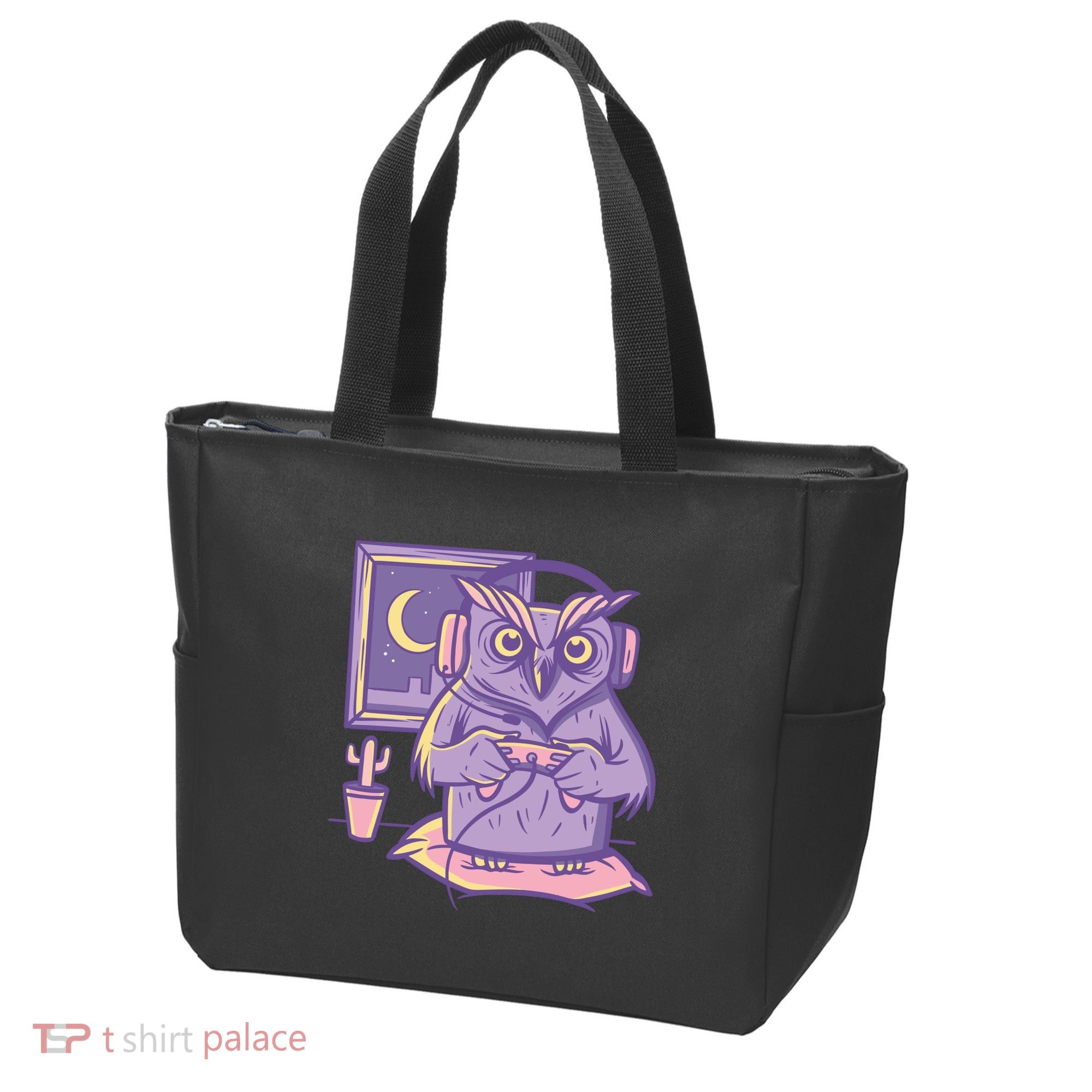 Gamer Owl Tote Bag