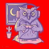 Gamer Owl Santa Hat thumb 1