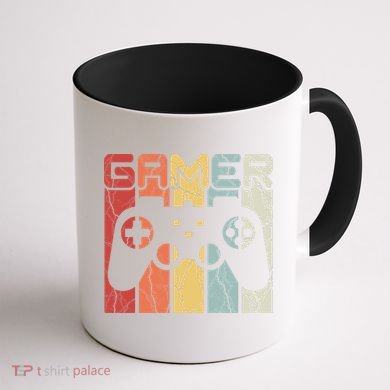 Gamer Retro Controller Coffee Mug back