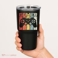 Gamer Retro Controller Tumbler thumb 2
