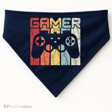 Gamer Retro Controller USA-Made Doggie Bandana