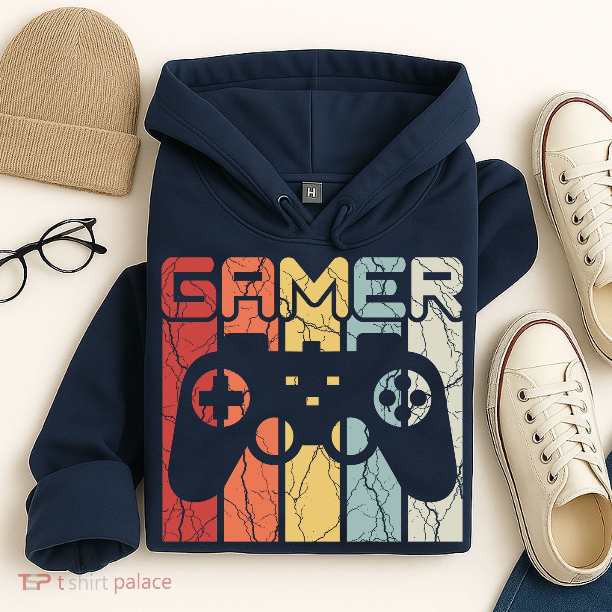 Gamer Retro Controller Hoodie