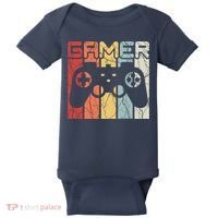 Gamer Retro Controller Baby Bodysuit thumb 0