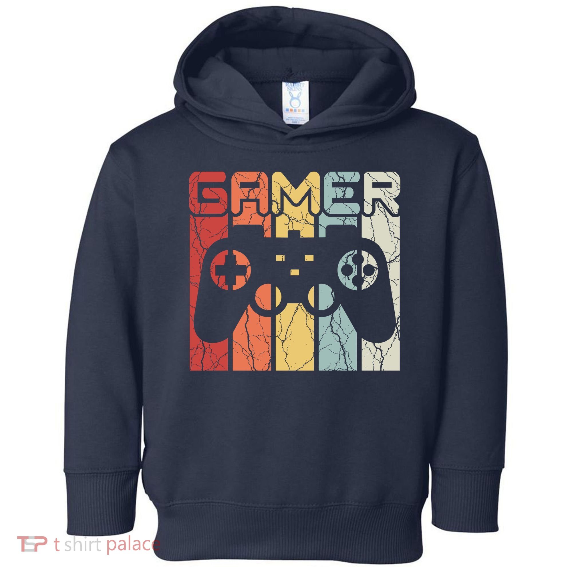 Gamer Retro Controller Toddler Hoodie