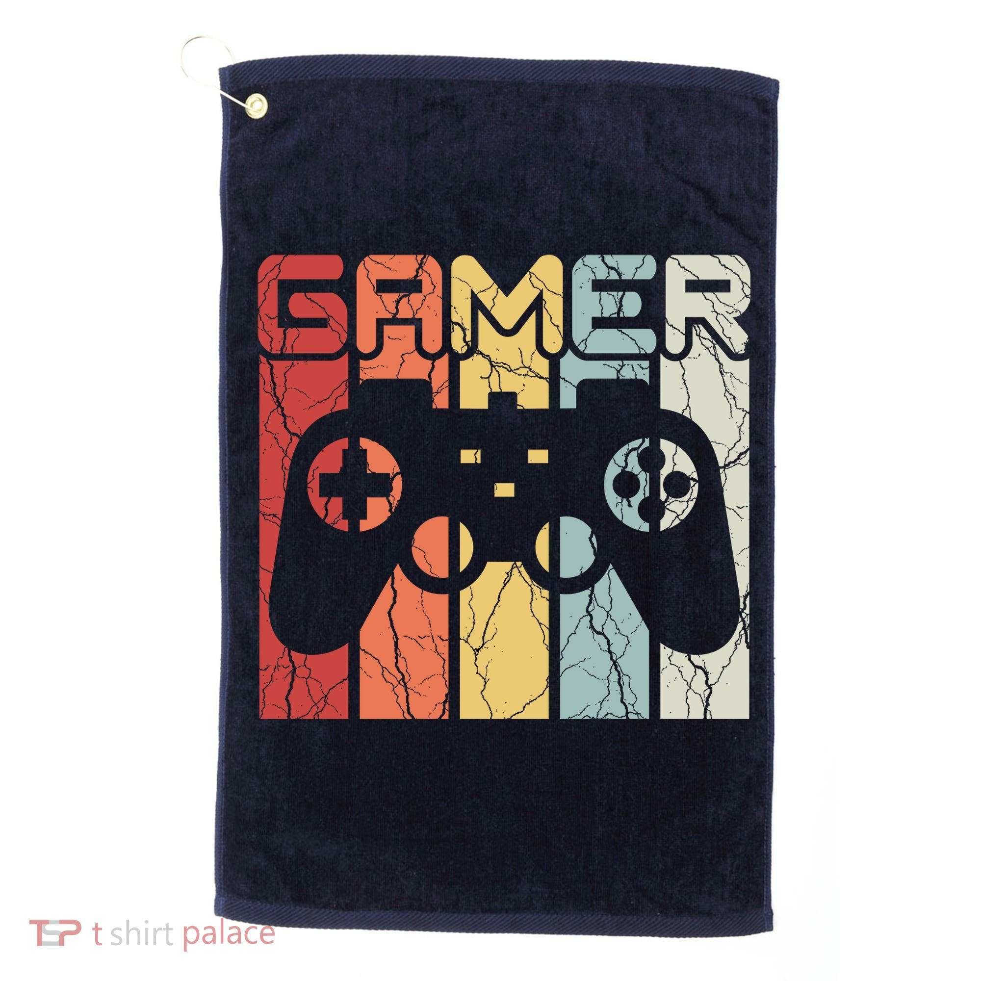 Gamer Retro Controller Golf Towel