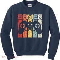 Gamer Retro Controller Kids Sweatshirt thumb 0
