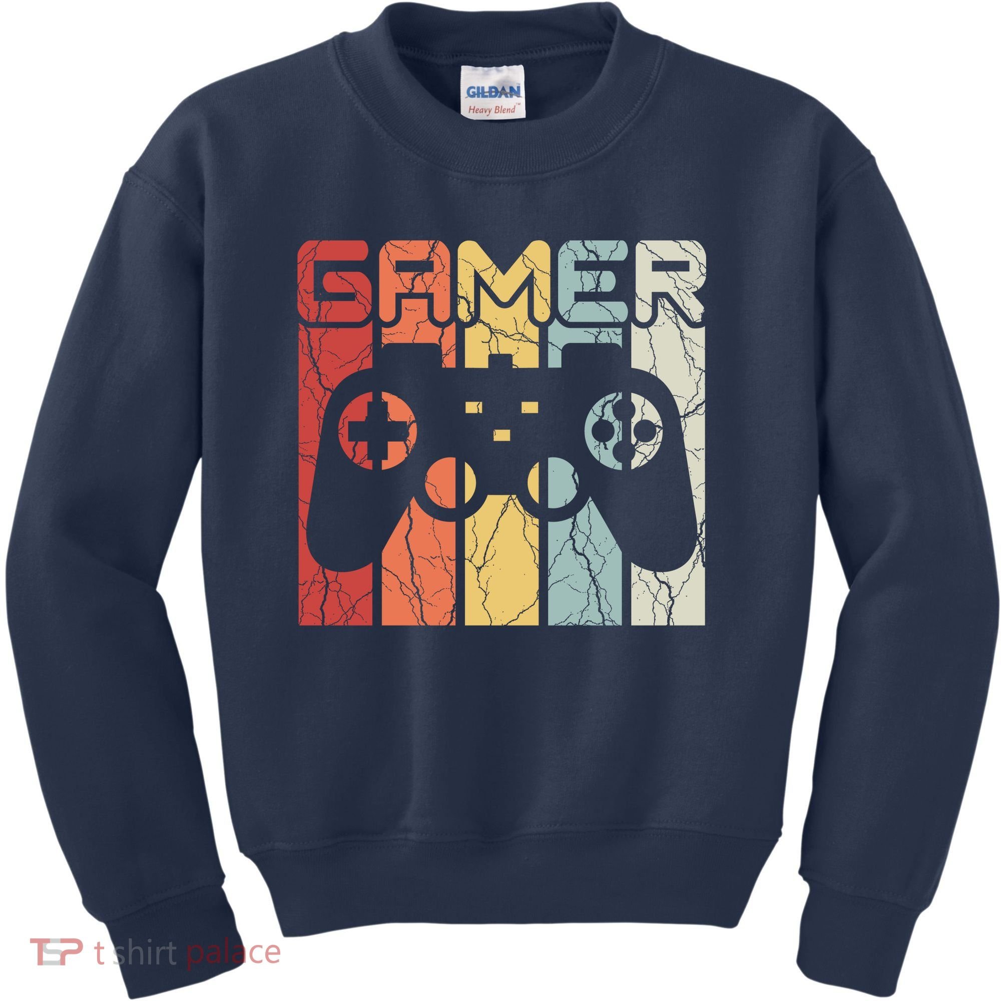 Gamer Retro Controller Kids Sweatshirt