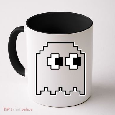 Gamer Retro Pixel Ghost Funny Halloween Coffee Mug