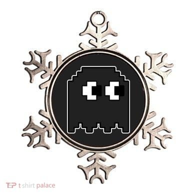 Gamer Retro Pixel Ghost Funny Halloween Ornament