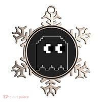 Gamer Retro Pixel Ghost Funny Halloween Ornament thumb 0