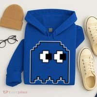 Gamer Retro Pixel Ghost Funny Halloween Hoodie thumb 4