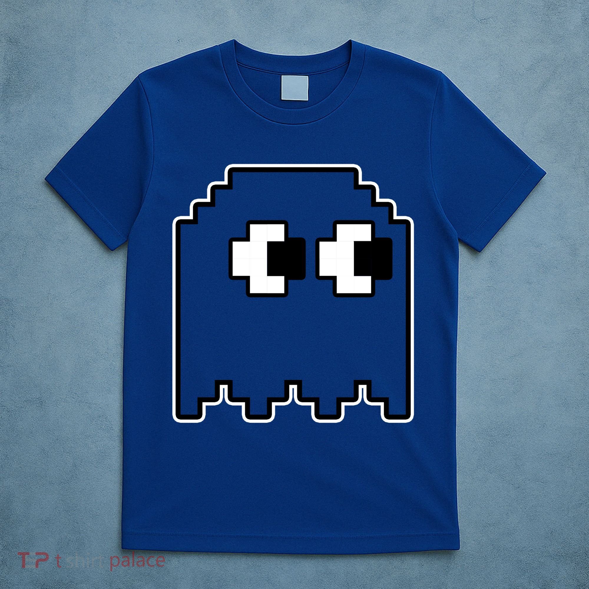 Gamer Retro Pixel Ghost Funny Halloween T-Shirt