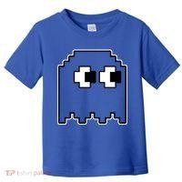 Gamer Retro Pixel Ghost Funny Halloween Toddler T-Shirt thumb 0